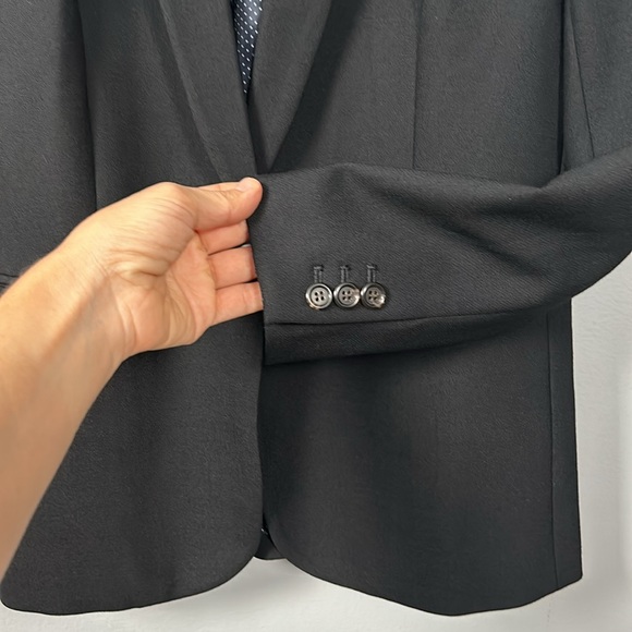 J. Crew Women’s Black Wool Single Breasted Blazer size 4 - Picture 12 of 16